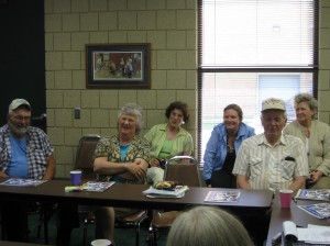 A shot of some who attended the Barn Quilt meeting with Suzi Parron.